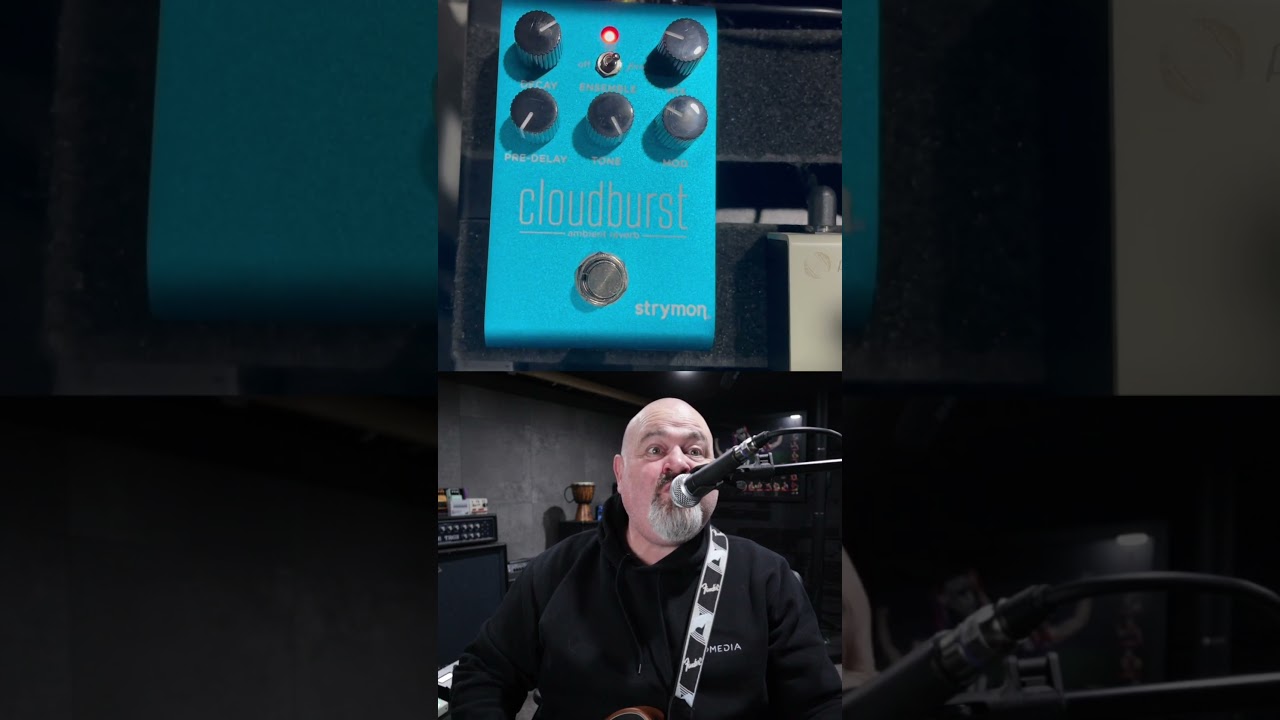 Video – Strymon Cloudburst reverb on vocals with harmoniser