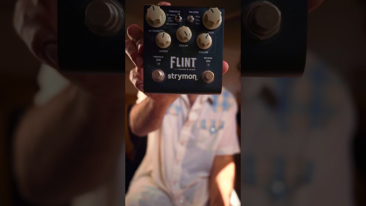 Video – The @strymon Flint does NOT suck. It’s an awesome reverb/tremolo pedal. #reverb #guitar #pedal