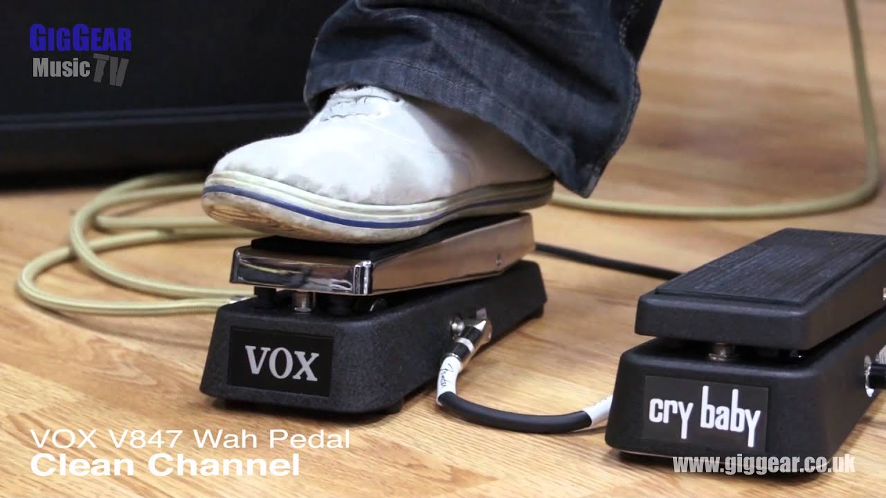 Wah Video – Crybaby Wah v Vox V847 Wah