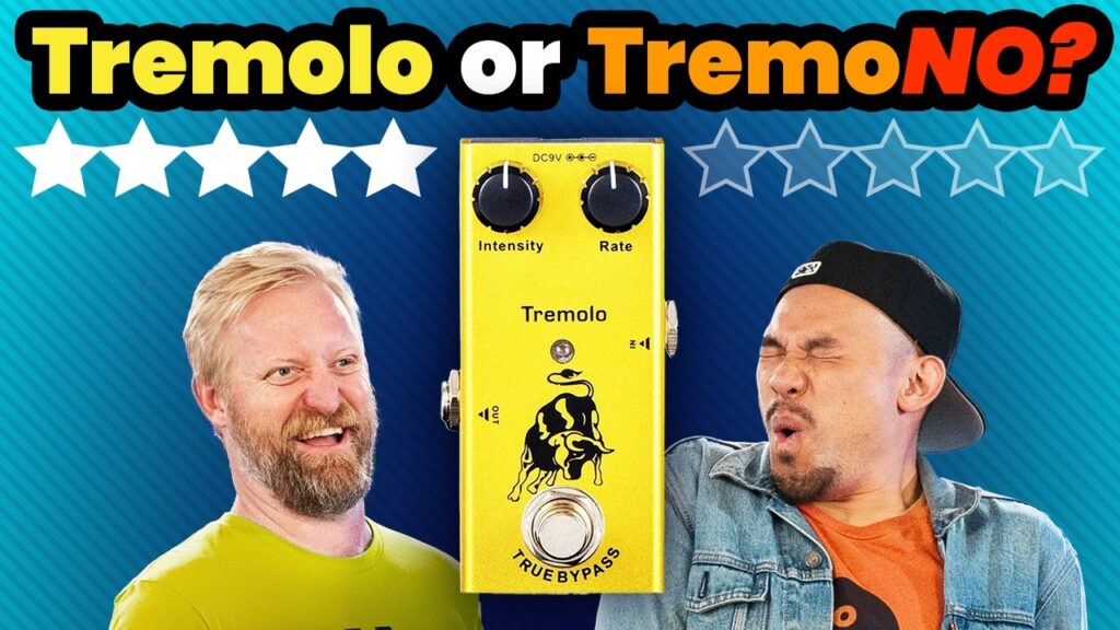 Tremolo Video – Cheap 0-Review Tremolo Guitar Pedal From Amazon