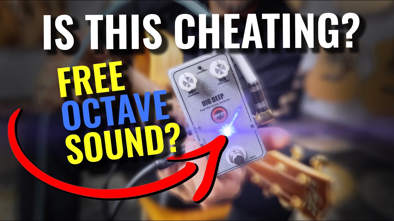 Octave Video – Is This Cheating? – OPFSX Dig Deep Sub Harmonic Octave Pedal (Headphones ON)