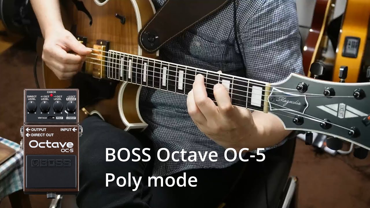 Octave Video – Boss Octave OC-5 , Poly mode , Sound Clip