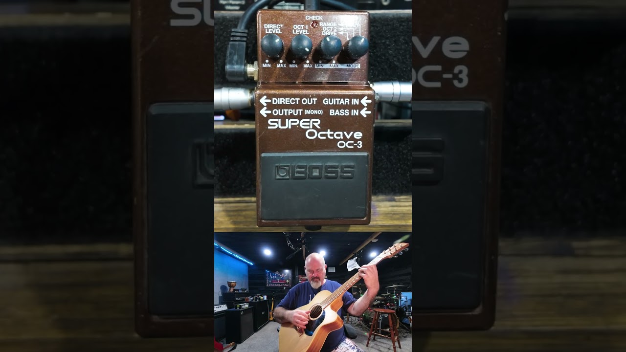 Octave Video – BOSS OC-3 Poly Mode Acoustic Guitar