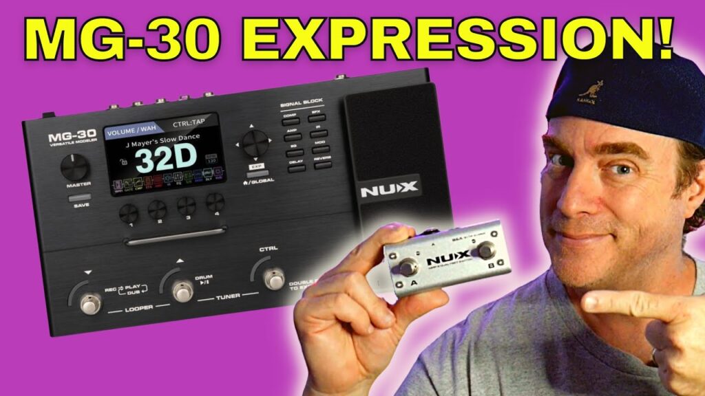Footswitch Video – Nux MG30 Footswitch | HOW TO SETUP