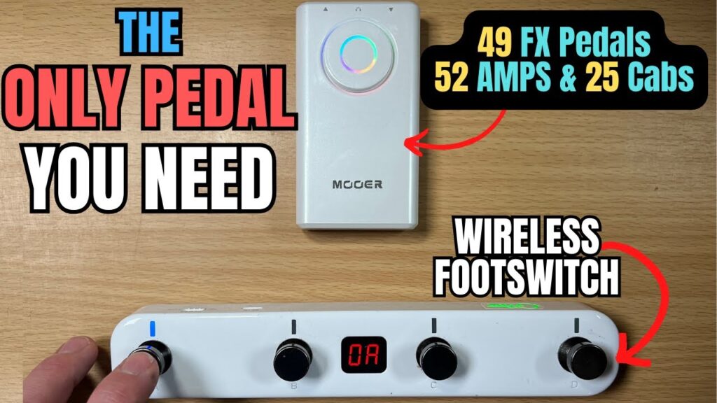 Footswitch Video – The ONLY Pedal You Need (with a WIRELESS FOOTSWITCH) – Mooer Prime P1