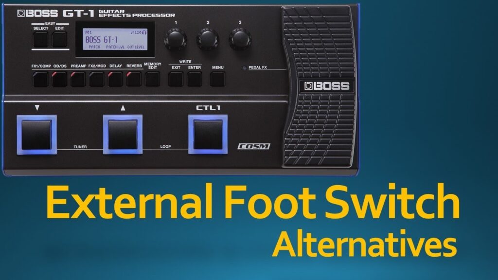 Footswitch Video – Boss GT-1 Alternative External Foot Switches