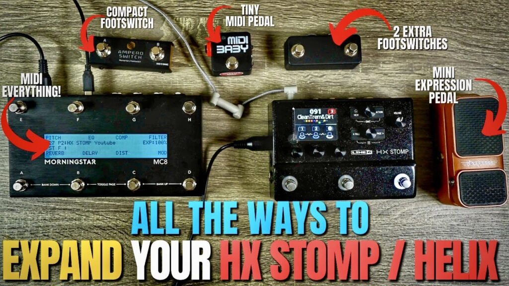 Footswitch Video – How To EXPAND Your HX STOMP Beyond Only 3 FOOTSWITCHES!