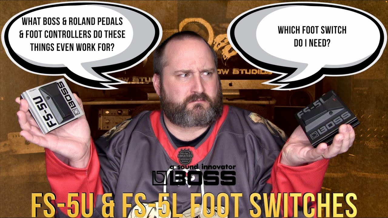 Footswitch Video – BOSS FS-5L & FS-5U Latching & Momentary Foot Switches