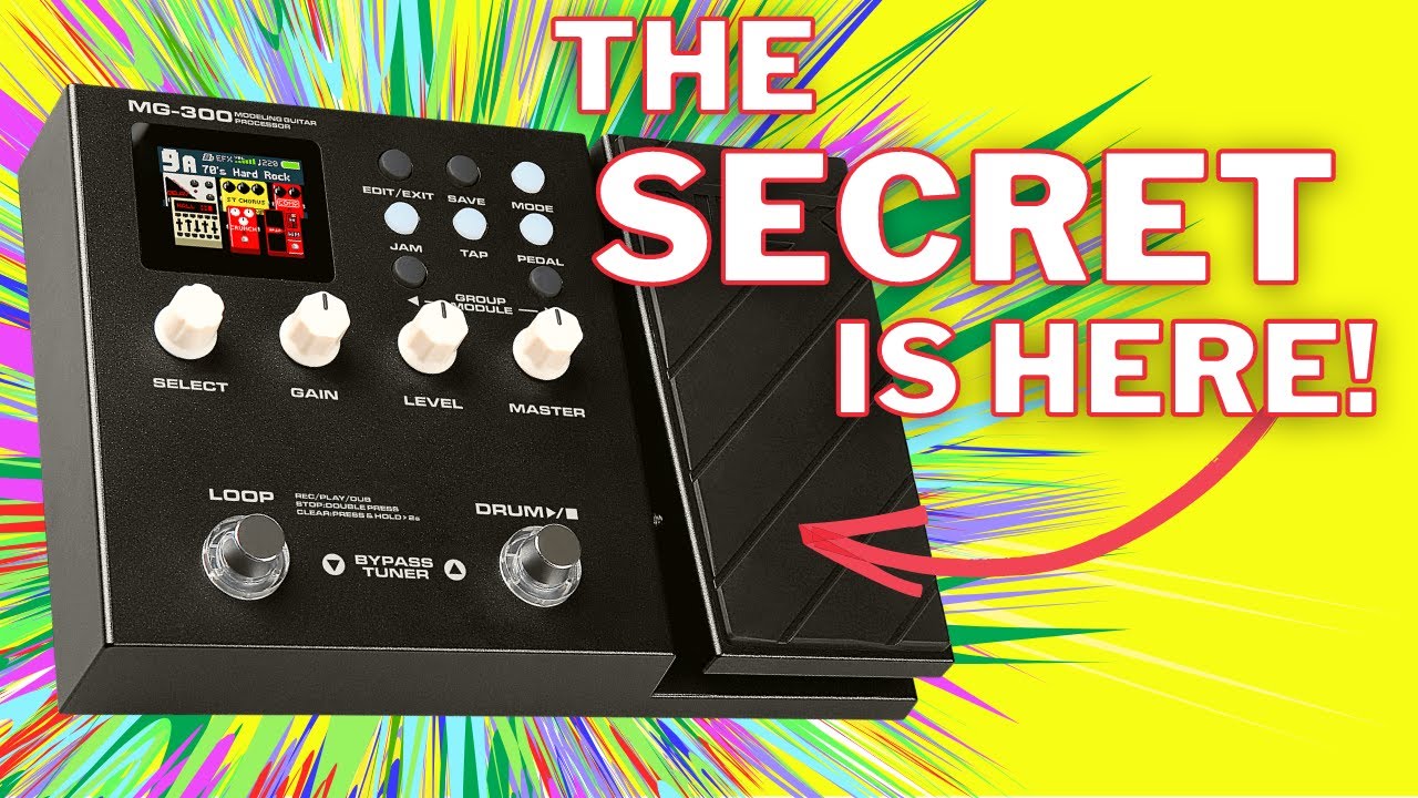 Expression Video – Nux Mg 300 Expression Pedal Demo | Secret Tones Here!