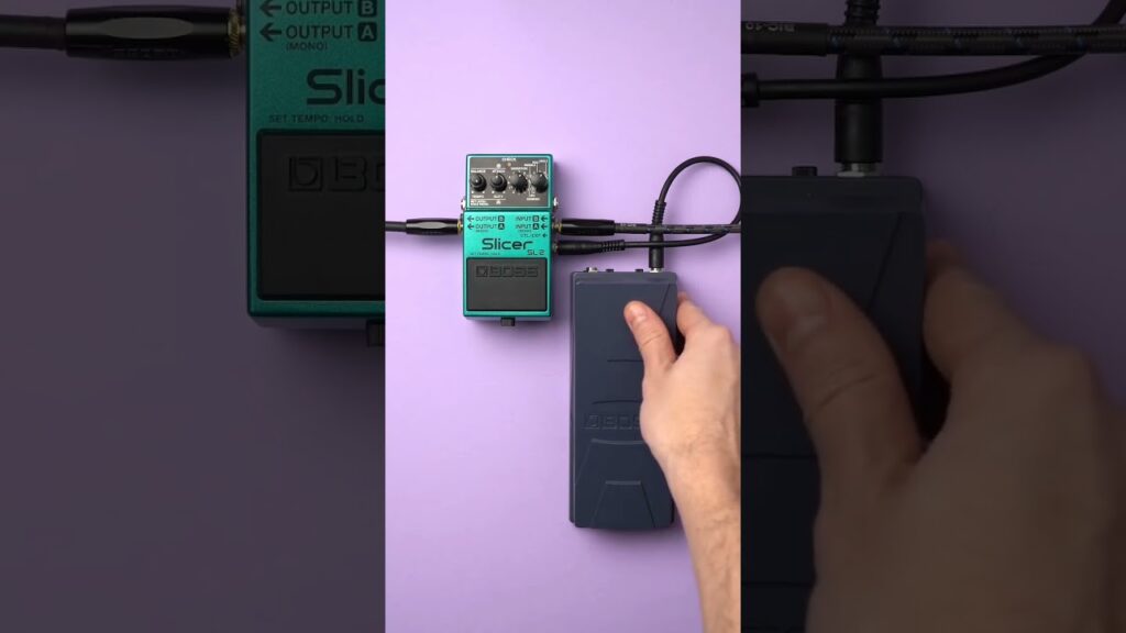 Expression Video – Boss Slicer SL-2 Tone Sample w/ Expression Pedal #guitar #pedals #slicer #boss #effect #shorts
