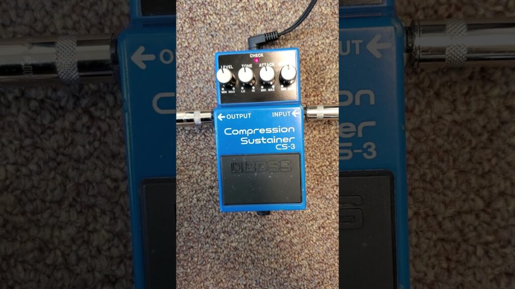 Compressor Video – Maniac Mark’s 30th Auction – Lot 31 – Boss Compression Sustainer CS-3 Guitar Pedal