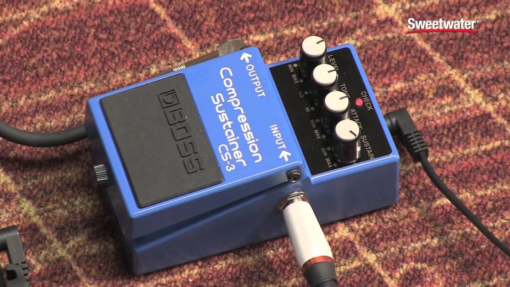 Compressor Video – BOSS CS-3 Compression Sustainer Pedal Review by Sweetwater