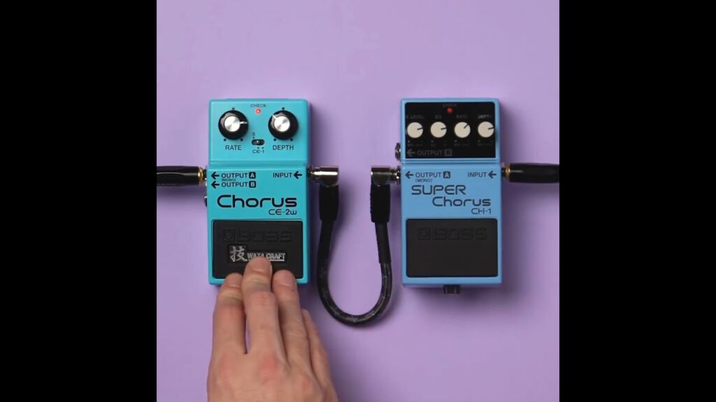 Chorus Video – Chorus Pedal Comparation: Boss Chorus CE-2W vs Boss Super Chorus CH-1. which one favorite? #shorts