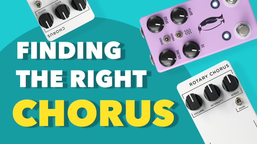 Chorus Video – Deep Diving Into JHS Chorus Pedals (Rotary Chorus, Emperor, 3 Series Chorus, Artificial Blonde)