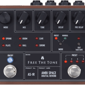 Free The Tone AS-1R Ambi Space Digital Reverb Pedal