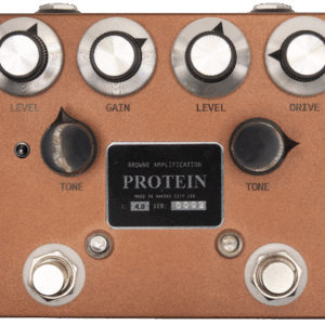 Browne Amplification The Protein V4 Dual Overdrive Pedal in Copper