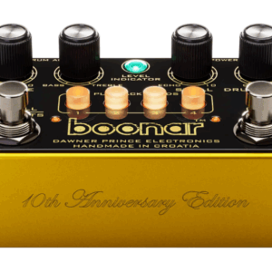 Dawner Prince Boonar Gold Bar 10th Anniversary Edition Multi Head Drum Echo Rec Pedal