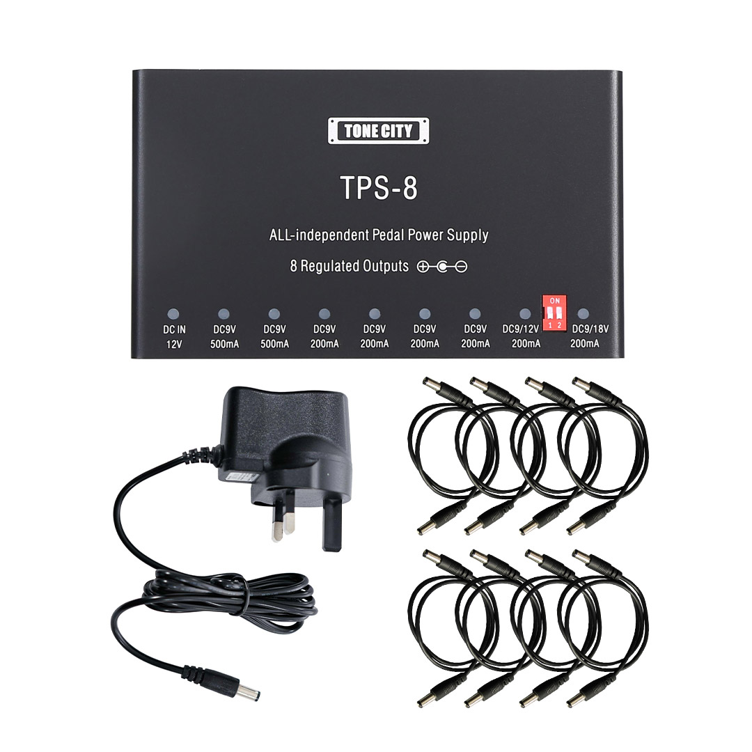 Tone City 8 Output isolated Pedal Power Supply