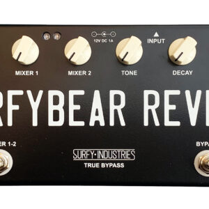 Surfy Industries SurfyBear Reverb Pedal Compact Black