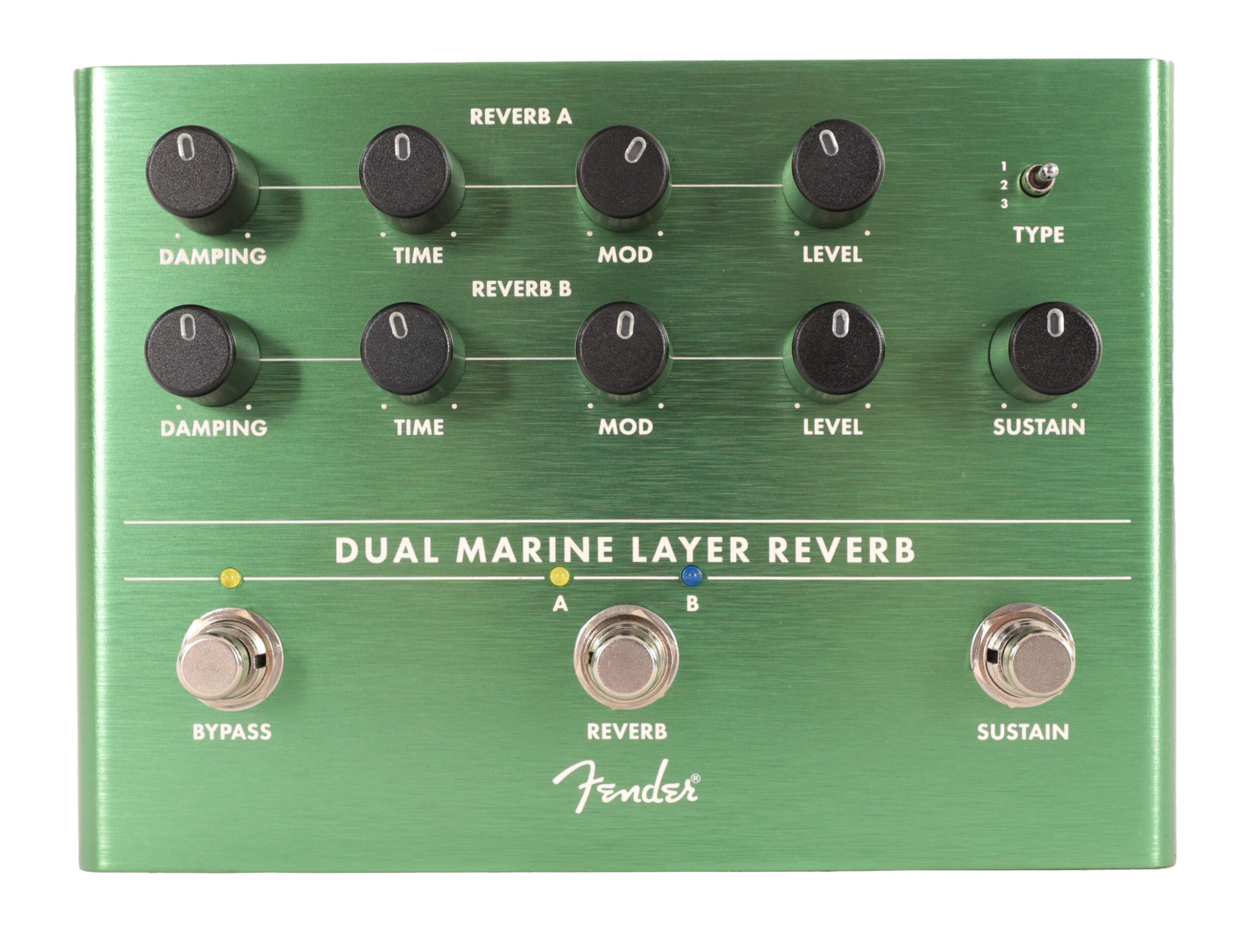 Second Hand Fender Dual Marine Layer Reverb Pedal 760