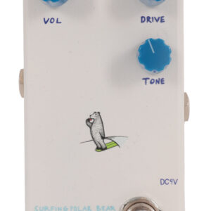Second Hand Animals Pedal Surfing Polar Bear Bass Overdrive Pedal 807