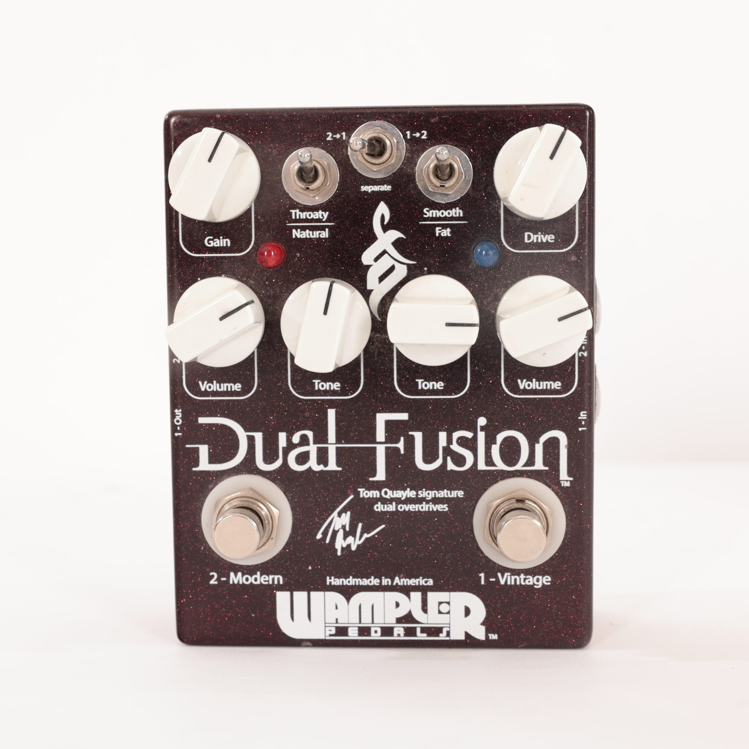 Second Hand Wampler Dual Fusion Overdrive Pedal 836