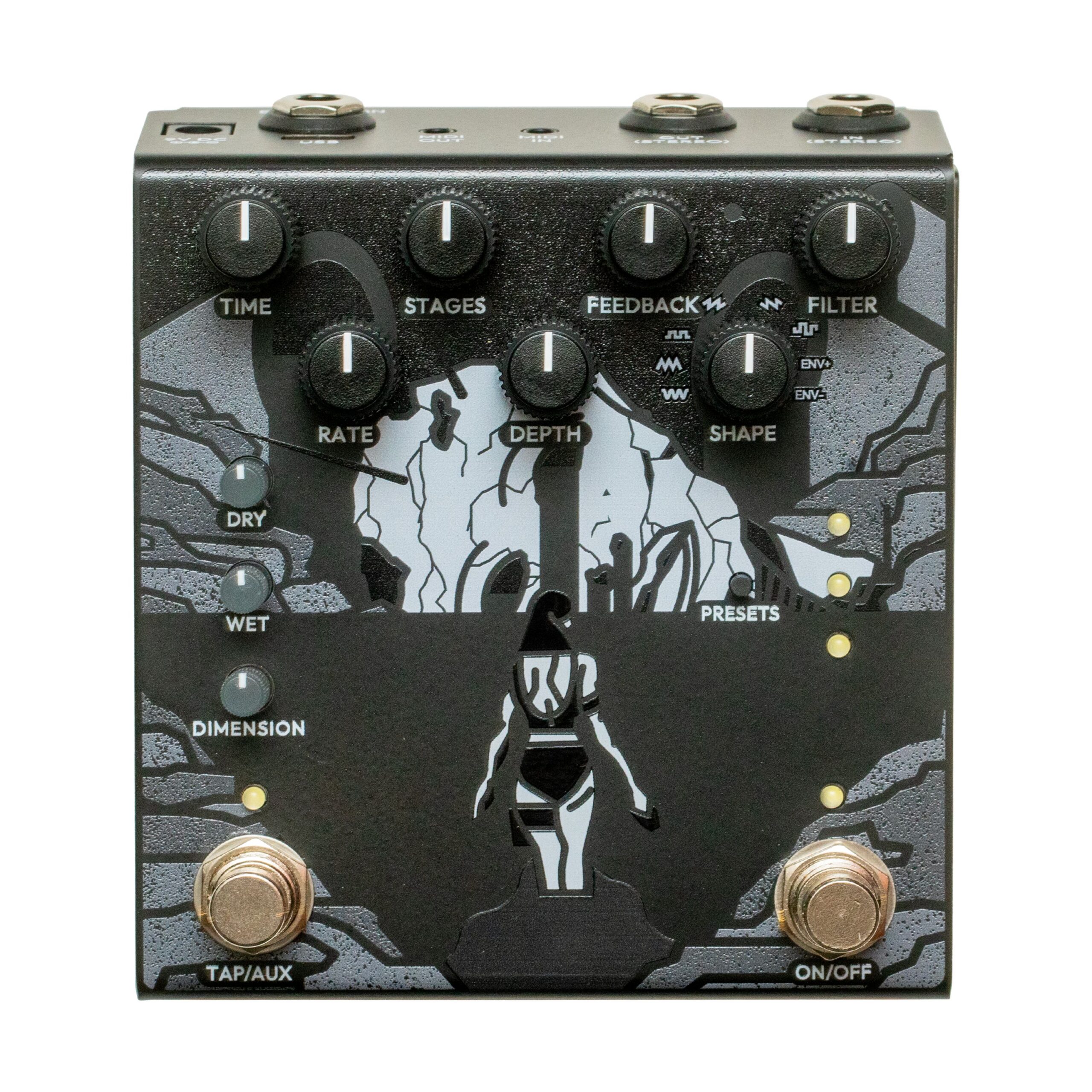 Old Blood Noise Endeavors Bathing liminal Delay Pedal in Ink