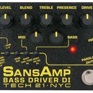 Tech 21 SansAmp Bass Driver V2 DI Preamp Pedal