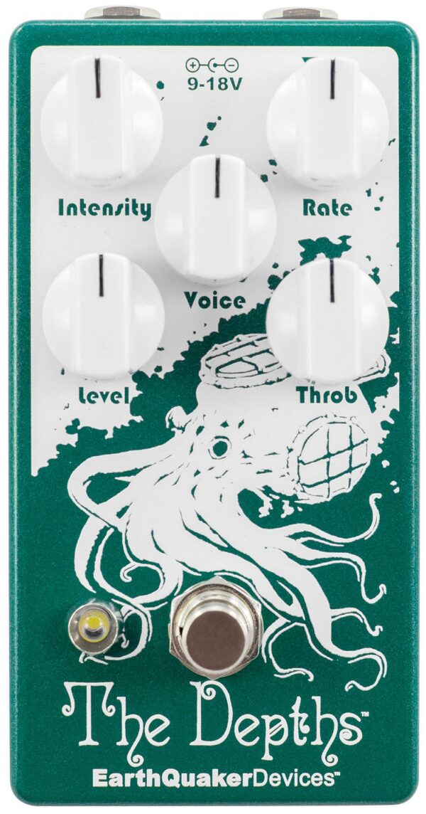 EarthQuaker Devices The Depths V2 Optical Vibe Pedal