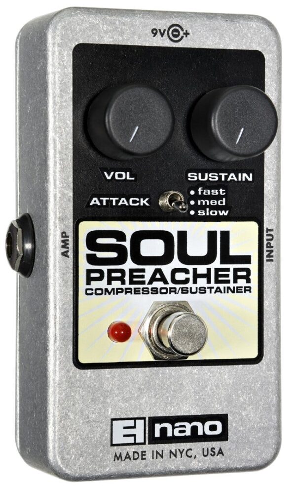 Electro Harmonix Nano Soul Preacher Compressor Sustainer Pedal