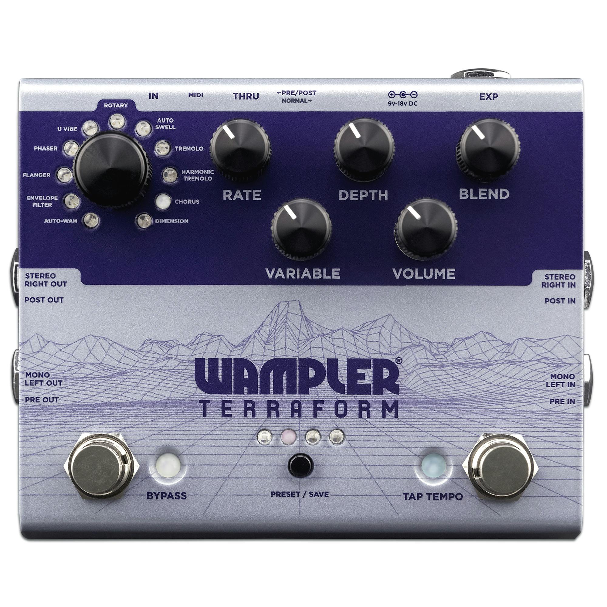 Wampler Terraform Modulation Multi FX Pedal