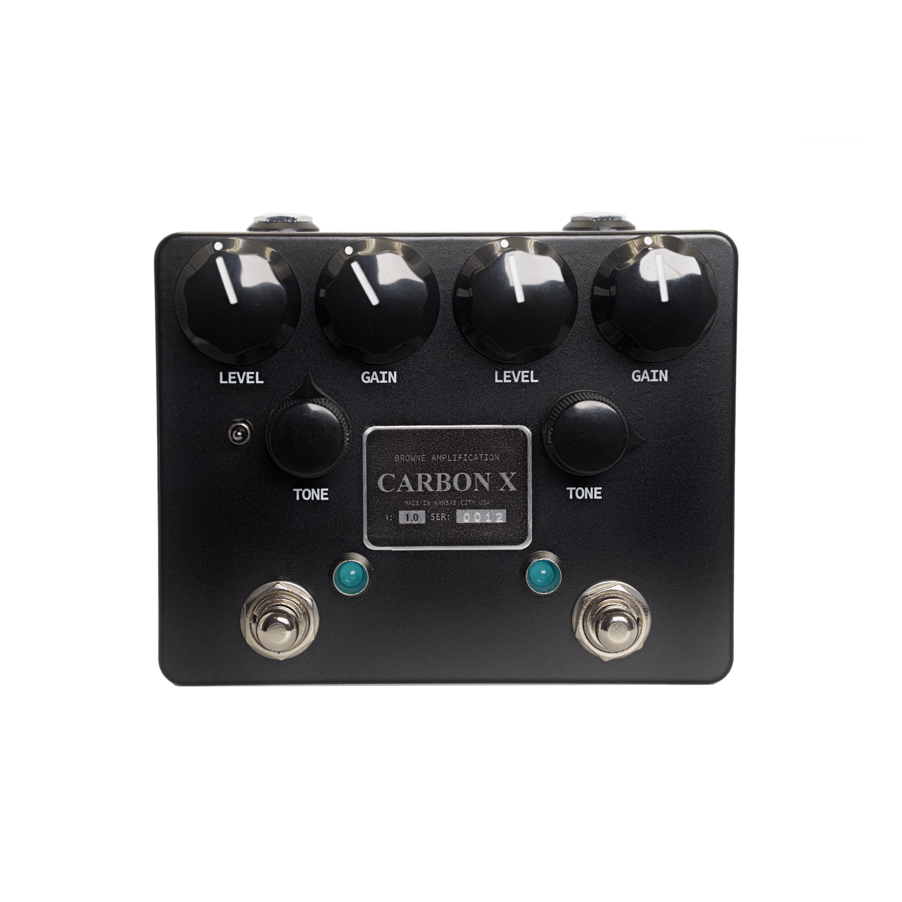 Browne Amplification The Carbon X Dual Overdrive Pedal