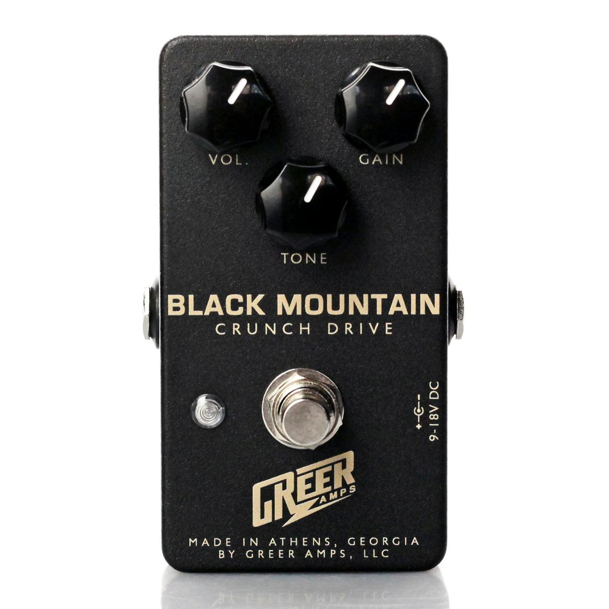 Greer Amps Black Mountain Crunch Drive Pedal