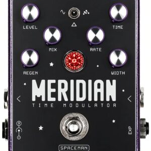 Spaceman Effects Meridian Chorus Pedal in Purple Sparkle