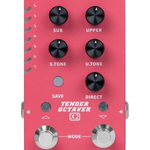 Mooer Tender OCTAVER X2 Sub and Upper Octave Pedal