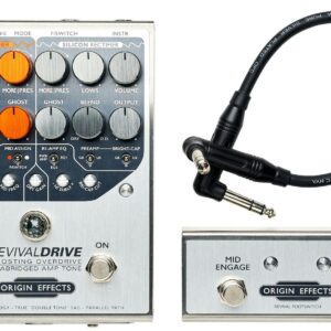 Origin Effects Revival Drive Custom Overdrive Pedal and Footswitch Bundle