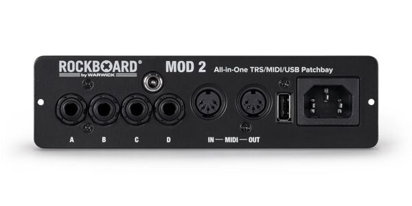 Rockboard MOD 2 Black - All-in-one Patchbay - TS/TRS, MIDI & USB