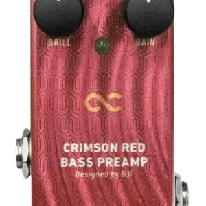 One Control BJF Series Crimson Red Bass Preamp Pedal