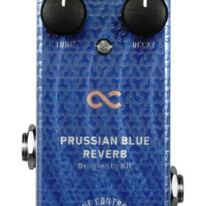 One Control BJF Series Prussian Blue Reverb Pedal