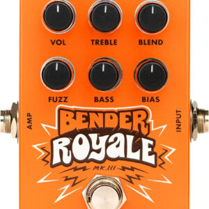 Electro Harmonix Limited Edition Bender Royale Germanium Fuzz Pedal in Orange