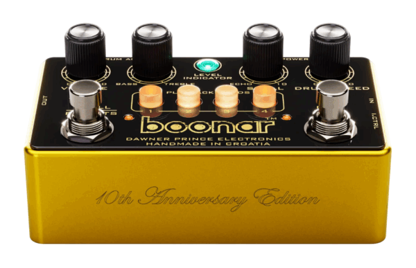 Dawner Prince Boonar Gold Bar 10th Anniversary Edition Multi Head Drum Echo Rec Pedal