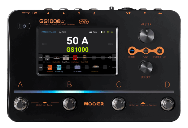Mooer GS1000-Li Lithium Battery Multi FX Guitar Pedal