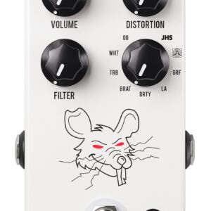 JHS Pedals Packrat 9 in 1 Rat Distortion Pedal in White