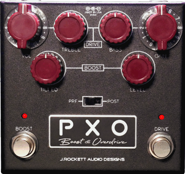 J Rockett Audio Designs PXO Phil-X Signature Boost and Overdrive Pedal