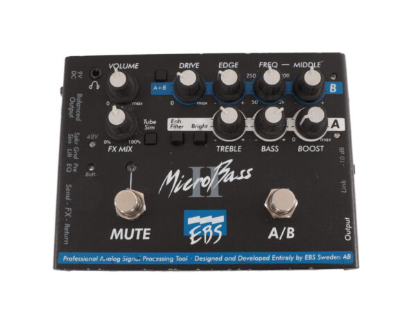 Second Hand EBS Micro Bass II Preamp Pedal 729