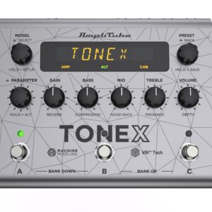 IK MultiMedia TONEX Bass Edition Pedal in Silver
