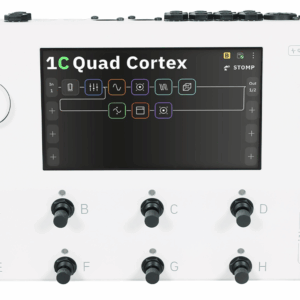 Neural DSP Quad Cortex QC Digital Effects Processor and Amp Modeller in Black and White