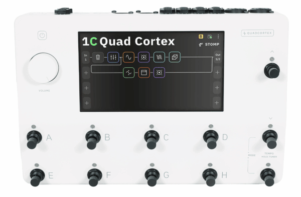 Neural DSP Quad Cortex QC Digital Effects Processor and Amp Modeller in Black and White