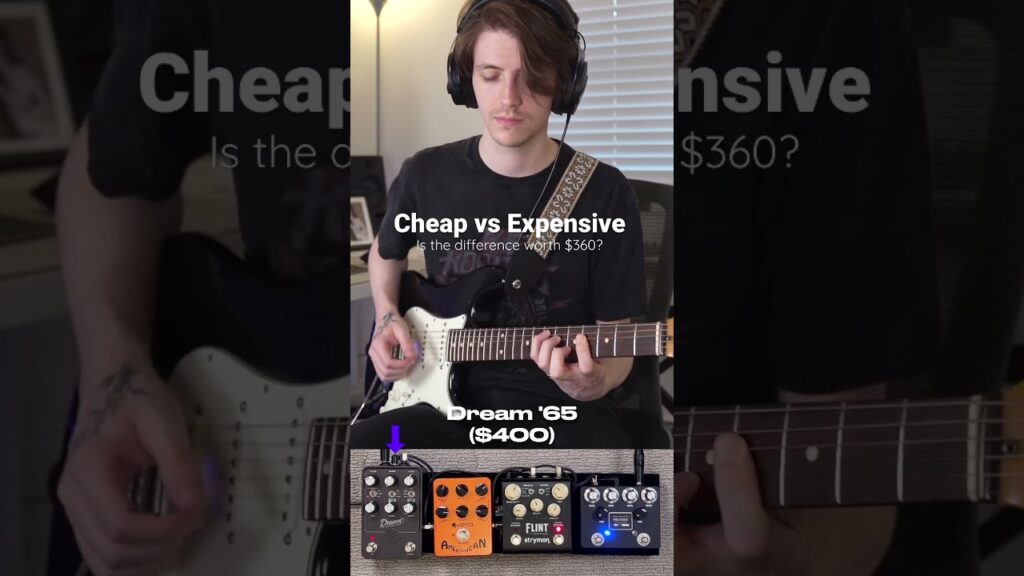 Video – Cheap vs Expensive clean tone #shorts #guitarpedals #pedalboard #guitartone