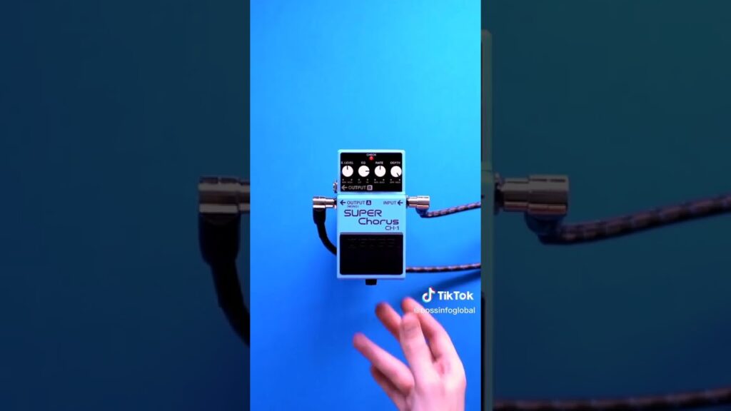 Video – Boss super chorus pedal effect